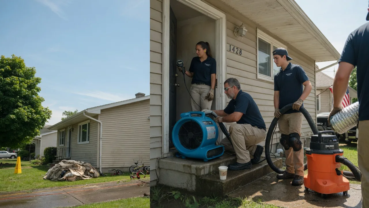Water Damage Restoration in Brownstown, IN near me